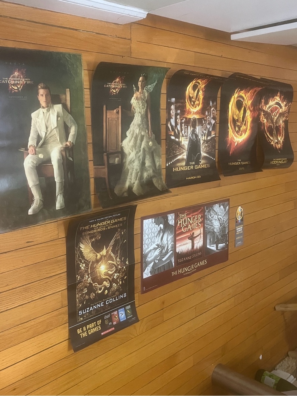 The Hunger Games 7 Movie Posters & Bookmark 2019-2024